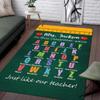 ABC Rug, Alphabet Rugs for Students Playroom, ABC Mat for Classroom 2x3 3x5 4x6 5x8 Class Decorations Printed Preschool Room Non Slip Boy & Girl Rug Carpet for School view 2