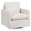 24/7 Shop at Home Hargreeves Transitional Fabric Upholstered Swivel Arm Chair with Removable Cushion for Living, Bedroom, Home Office, Family Room, Beige view 1
