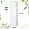 Didaey 10 Pack Composite Plastic Flower Vases Bulk White Small Boho Floral Vases for Dried Flower Bouquet Pampas Grass Centerpieces Fall Wedding Party Living Room Decor(Stylish) view 4