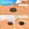 DOITION L100 Robot Vacuum Cleaner with Smart Navigation, 2500 Pa Suction, Powerful Robot Vacuum for Pet Hair, Hard Floor, Carpet, Auto-Recharge, APP Control, Voice Control, Black view 4