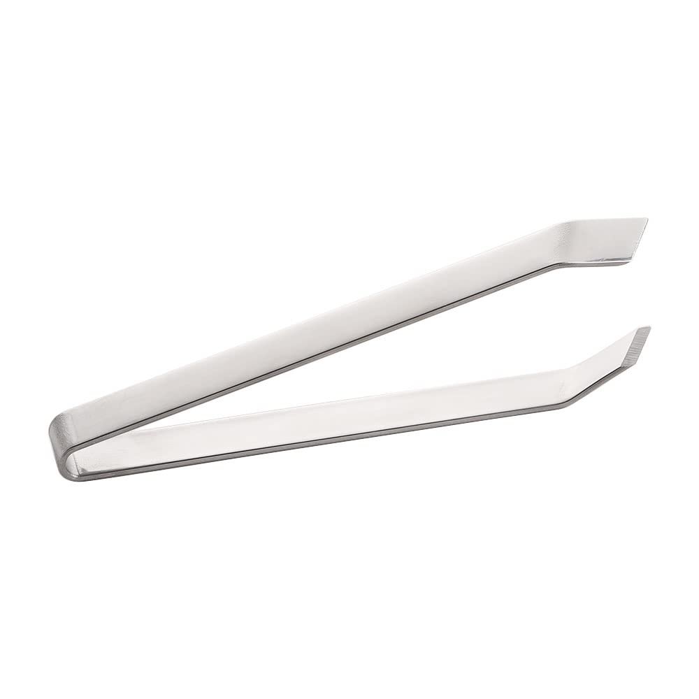 1/2PCS Fish Bone Tweezers,Stainless Steel Flat and Slant Tweezers Plucking Clamp Puller for Kitchen Tools(Bevel)
