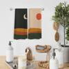 Abstract Boho Sun Moon Mountain Lake Landscape Kitchen Towels and Dishcloths Sets of 2,Boho Absorbent Drying Cloth Hand Towels Tea Towels for Bathroom Kitchen,Boho Gifts for Women Girls,1624 inches view 4