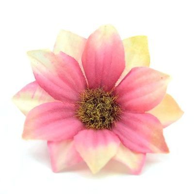 30PCS 6cm Artificial Flower Home Party Decoration Scrapbooking Accessories Wreath DIY,Gradient Pink