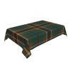 DKJlitter Tablecloth Rectangle Brown and Green Plaid Murphy Tartan Polyester Fabric Table Cloth, Water Resistant & Wrinkle Free Table Cover for Kitchen and Dining Room Tabletop 54"x72" (4-6 Seats) view 2