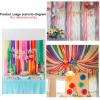 We Moment Red and Blue Yellow Crepe Paper Streamers Party Streamer 1.8 Inch Widening 6 Rolls,Theme Party Decorations Streamer 82 feet per roll for Birthday Party Decorations view 3