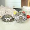 430 stainless steel Thickened integrated molding,Recyclable apply Round bottomed Lace Tart Moldt,Pudding mold, dessert cake baking mold (6) view 3