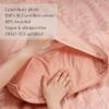 Double Stitch 100% Cotton Quilt Set Queen - BCI-Certified Cotton Luxury Bedspread, Jacquard Coverlet, Perfect House Warming Gift, 1 Quilt, 2 Shams, Coral view 3