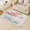 ZDABAOEC Japanese Rug, 2x3 Rug, Japan Cherry Blossom Area Rugs for Bedroom Living Room Entryway, Asian Style Patterned Small Rug, Washable Non Slip Indoor Floor Carpet & Home Decor view 2