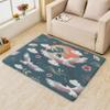 ZDABAOEC Japanese Rug, 2x3 Rug, Japan Wave Crane Area Rugs for Bedroom Living Room Entryway, Asian Style Patterned Small Rug, Washable Non Slip Indoor Floor Carpet & Home Decor view 2