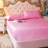FCLDESHOP Bottom Sheet Soft,Solid Color Brushed Microfiber Deep Pocket Fitted Sheet, Summer Cool Box Spring Mattress Cover Pillowcase,red 1,160 * 200cm+25cm (3pcs) view 4
