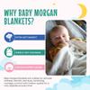 Baby Morgan - Adult Thermal Waffle Throw Blanket - Soft Lightweight Waffle Knit Design - Breathable Layer for Couch, Bed & Travel - Throw Blanket for Home & Living Room - 50" x 60" (Nylon Trim, White) view 3