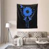 Colon Cancer Awareness Tapestry Wall Decor Tapestry Wall Hanging Home Decor Wall Blanket Dormitory Living Room Bedroom 60x51 Inch view 2
