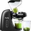 Fretta Juicer Machines, 3'' Wide Feed Chute Cold Press Juicer, Extractor de Jugos y Vegetales,High Juice Yield Masticating Juicers,BPA Free,Ideal Gift for Christmas and New Year view 1