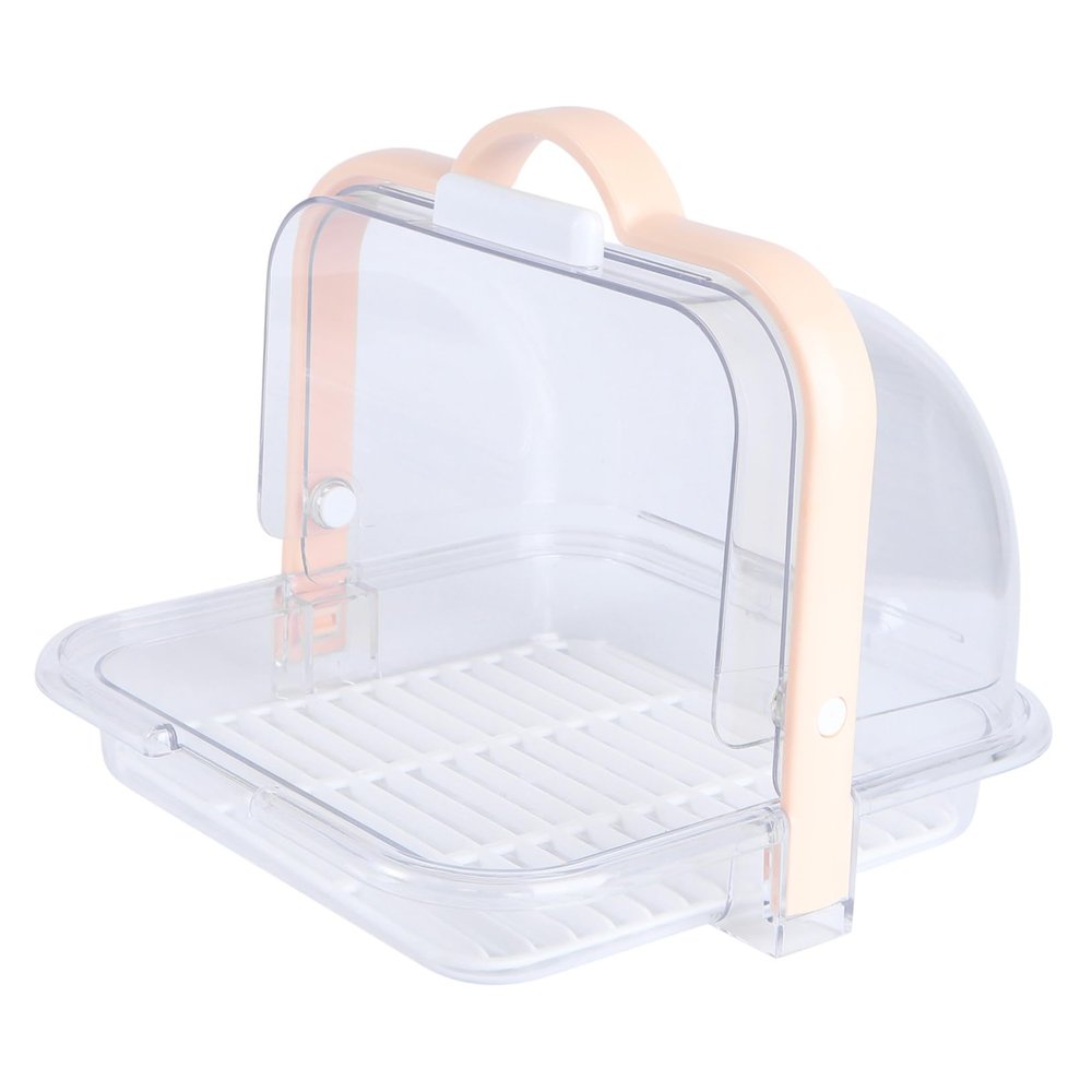 1pc Storage Box Drain Rack Baby Plate Sneeze Pp