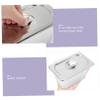 1 Set Stainless Steel Serving Basin Food Storage Basin Storage Basin Vegetable Case Food Serving Basin Serving Container Fruit Basin Fast Food Basin Square Basin view 3