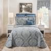 Thomasville At Home Alexandra Denim Bedspreads, King 118" Long x 120" Wide, Single Cotton Bedspread (1), Bedroom view 1