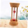 EXCEART Wooden Sand Timer for Boy Girl Decorative for for Boy Girl and Friends Not for Precise Timekeeping view 4