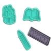 Back to School School Supplies Cookie Cutter & Stamp view 1