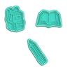 Back to School School Supplies Cookie Cutter & Stamp view 2