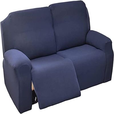 XMAYODS 4/6/8 Pieces Recliner Slipcovers Stretch Recliner Couch Covers Soft Spandex Sofa Cover for 1/2/3 Seats Non-Slip Furniture Protector with Pocket (Color : #17, Size : 2 People (6 Pieces))
