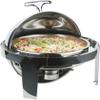 KFJZGZZ Stainless Steel Buffet Stove,Round Full Cover Stove, 6l Large Capacity, Water-Proof Heating/Insulation, Can Heat Various Dishes view 1