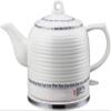 FairUo Kettles, Ceramic Electric Kettle Cordless Water Teapot, Teapot-Retro 1.3L Jug, 1000W Water Fast for Tea, Coffee, Soup, Oatmeal-Removable Base, Automatic Power Off,Boil Dry Protection- view 1