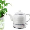 FairUo Kettles, Ceramic Electric Kettle Cordless Water Teapot, Teapot-Retro 1.3L Jug, 1000W Water Fast for Tea, Coffee, Soup, Oatmeal-Removable Base, Automatic Power Off,Boil Dry Protection- view 2
