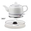 FairUo Kettles, Ceramic Electric Kettle Cordless Water Teapot, Teapot-Retro 1.3L Jug, 1000W Water Fast for Tea, Coffee, Soup, Oatmeal-Removable Base, Automatic Power Off,Boil Dry Protection- view 4