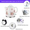 FairUo Kettles, Ceramic Electric Kettle Cordless Water Teapot, Teapot-Retro 1.2L Jug, 1000W Water Fast for Tea, Coffee, Soup, Oatmeal-Removable Base, Automatic Power Off,Boil Dry Protection/B view 3