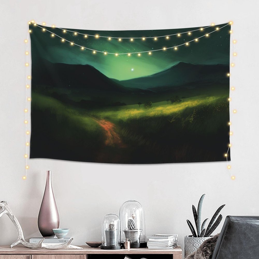 Baxozud Depart at dawn Tapestry Psychedelic Tapestry Wall hanging Bedding Tapestry