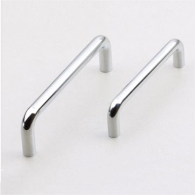 LS511 Solid Iron Handle U-shaped Handle Cabinet Handle Iron Door Handle Chrome 1Pcs (Color : LS511-100 iron)