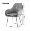 Modern Kitchen Dining Room Chairs Velvet Dining Chairs Set of 2,Kitchen Chair Living Room Armchair,Adjustable Rotation Non-Slip Foot Stainless Steel for Make-up Chair Kitchen Chair view 3
