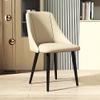 Kitchen Dining Room Furniture Chairs Kitchen Dining Chairs Set of 2 Living Room Side Chairs with Soft Pu Leather Cover Cushion Seat and Carbon Steel Legs Lounge Counter Chairs view 4