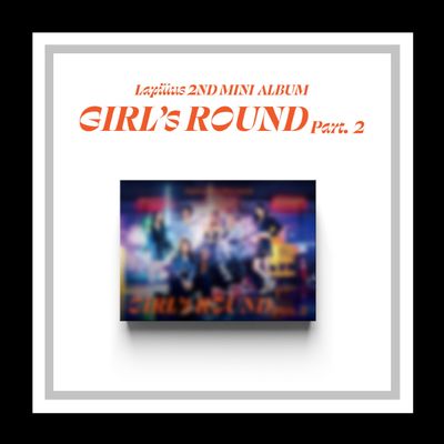 Lapillus GIRL's ROUND Part.2 2nd Mini Album CD+Folded poster on pack+Photobook+Postcard+Sticker+Photocard+Tracking Sealed