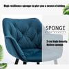 Kitchen Dining Room Furniture Chairs Dining Chair Set of 2 Modern Velvet Living Room Bedroom Kitchen Armchair Metal Legs Lounge Chair Home Chair (Color : Grey, Size : Black feet) view 4