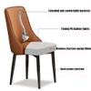 Kitchen Dining Room Furniture Chairs Kitchen Dining Chairs Set of 2 Water Proof PU Leather Lounge Chair with Carbon Steel Feet for Living Room Bedroom Kitchen (Color : Dark Gray) view 4