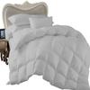 Balsara's Comforter - 100% Egyptian Cotton 800 Thread Count 400GSM Fiber Fill 1Pcs Comforter, Grand King Size (106" x 106") Inch, Silver Solid view 2