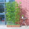 180 150 120 100 cm Tall Artificial Bamboo Room Divider Screen, Porch Fake Tree with Wood Base, Terrace Landscaping Simulation Plants, Indoor Partition ( Color : 1.2m tall , Size : 40x18x18.5cm-8 Pole view 2