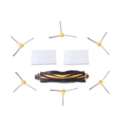 YAXRO (Compatible with C30B,XR500) Compatible with LIECTROUX Spare Parts Kits,Including Side Brush x 6pcs, Central Brush x1pc, HEPA Filter x 2pcs