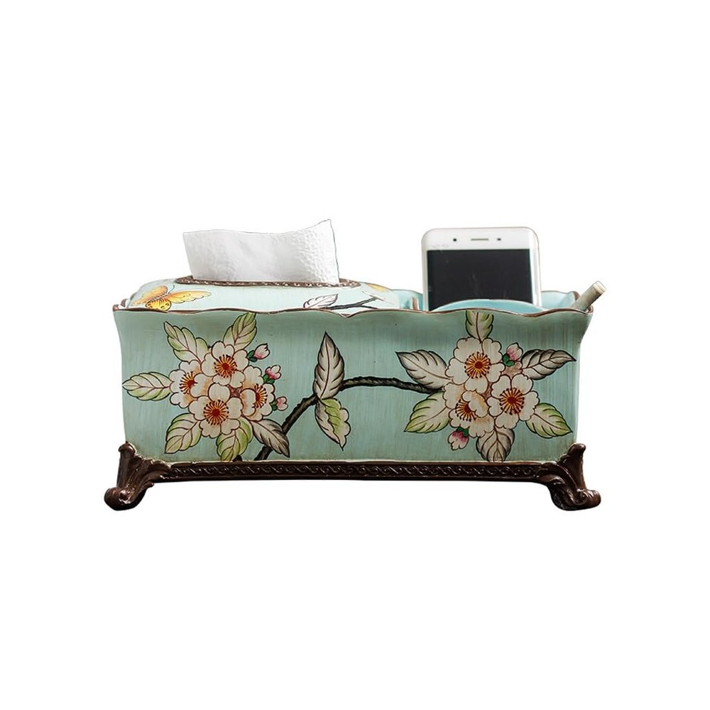 ARINAL Tissue Dispenser Box Chinese Style Multi-Functional Tissue Box Living Room Tea Table Remote Control Storage Box Pumping Paper Box Decoration Tissue Box Holder