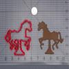 Carousel Horse 266-I019 Cookie Cutter view 2