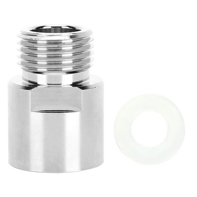 AYNEFY CO2 Cylinder Adapter with Gasket,Female Thread TR214 to Male Thread CGA320 CO2 Refill Adapter CO2 Cylinder Connector for CO2 Bottle