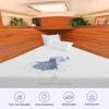XL V Berth Mattress Protector - Fitted Style Ultra Soft Terry Cotton - 100% Waterproof XL V Berth Mattress Protector Pad - Ultra Soft Cooling Smooth Noiseless Washable - Fits Upto 10" Deep, White view 2