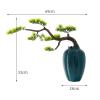 Artificial Trees Creative Bonsai Tree in Pots Artificial Plant Decoration Artificial Bonsai Tree Faux Potted Pine Plants for Office/Home Simulated Pine view 2