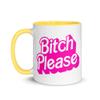 Bitch Please Mug with Color Inside funny gift for salty girls and reality tv fans housewives drag race view 3