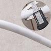 Sxlawesom Fitting Room Curtain Rod - Clothing Store Changing Room Curtain Right Angle Ring Shelf - Wall Hanging Rod (Color : White, Size : 70x70cm) view 3