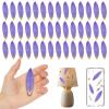 HEISENLIN Purple Dried Water-Lily Flower Petals for Resin Crafts, 42PCS Natural Real Pressed Dry Water-Lily Flowers for Resin DIY Jewellery Ornament Crafts Candle Making Phone Case Home Decor view 1