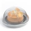 Angoily Food Dome Cover Transparent Glass Smoke Infuser Lid for Bbq Picnics and Parties Kitchen Accessory for Protecting Food from Dirt and Dust view 3
