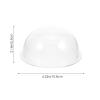 Angoily Food Dome Cover Transparent Glass Smoke Infuser Lid for Bbq Picnics and Parties Kitchen Accessory for Protecting Food from Dirt and Dust view 4