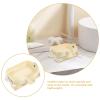 Alipis Modern Pp Soap Dish Self-draining Design for Bathroom Kitchen Soap Storage Holder view 4